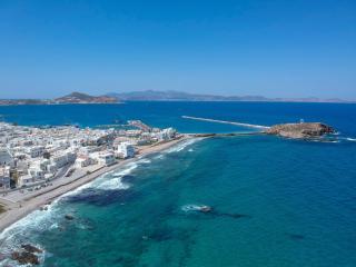 Naxos town ground floor apartment 10 min from port - 0