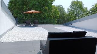 Ferienwohnung mit Kamin und traumhafter Dachterrasse mit Weitblick in die Natur - Neu Gaarz - 8