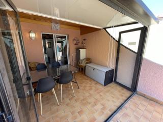 Villa 2 Pièces Mezzanine Climatisée avec Terrasse Privée - 6 Couchages - Saint Cyprien Plage - FR-1-106-36 - 6