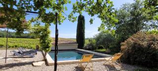Au milieu des vignes piscine chauffée clim dans maison vigneronne - 0