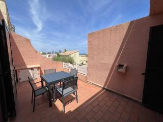 Maisonnette 2 Pièces, 4 Pers, Face Mer, Clim, Parking - FR-1-81-597 - Leucate - 1