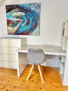 Schönes City-Apartment mit 2 Schlafzimmer, Parkplatz, ruhig und hell, D46-DG - 5