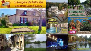 Les Longères de Belle Vue - à 30' du Parc de Loisir du PAL - Bourbon-Lancy - 0