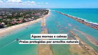 Casa com 3 quartos e piscina a 100m da praia - Barra de São Miguel - 2