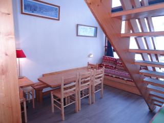 Duplex aux Arcs 1800, 8 pers., skis aux pieds, 2 ch., animaux admis, parking, Wi-Fi - FR-1-411-383 - Arc 1800 - 0