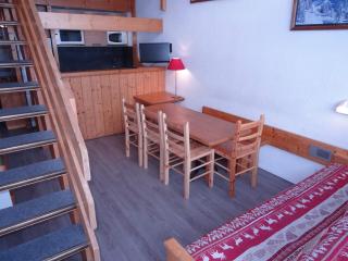 Duplex aux Arcs 1800, 8 pers., skis aux pieds, 2 ch., animaux admis, parking, Wi-Fi - FR-1-411-383 - Arc 1800 - 7