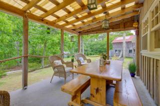 Yard and Fire Pit Unique Cape Cod Home in Brewster - 9