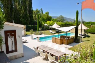 Les Cerisiers maison bertuli climatisé, Piscine chauffée, lit King size, classé 5 étoiles - Oppède - 8