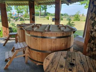 Białe Domki Będzinko tylko 1800m od Morza Sauna Gorąca Balia - Będzino - 1