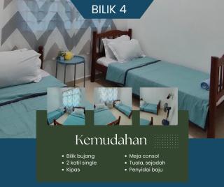 Rumah Pantai de Merabang (bungalow with pool) - 2