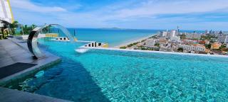 Seaview Beachfront Skypool Rooftop Copacabana Jomtien Condo - Jomtien Beach - 3