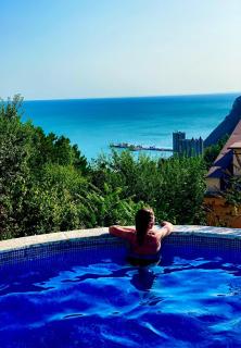 The Seaview jacuzzi Suite complex Karia - Kavarna - 9