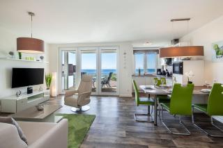 mit Meerblick und Balkon, gratis Nutzung vom AHOI Erlebnisbad und Sauna in Sellin - Meeresblick FeWo 70 - Göhren - 7