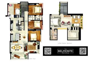 "The Belmonte Penthouse" IG YT Direct OFF - 5min to Lleras Park - Medellín - 8