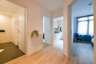 Ferienwohnungen am Theater - modern, zentral und ruhig mit Küche, Waschtrockner, Netflix, Wlan und Parkplatz- 2 Zimmer, 52 qm - Cottbus - 3