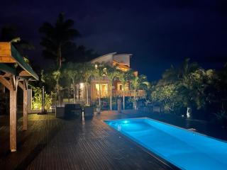 Grande Villa au calme - Vue exceptionnelle - Climatisation - Piscine sel chauffée - Jardin Tropical - Vincendo - 8