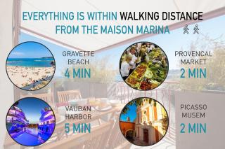 MAISON MARINA - Absoluty Antibes - New-Luxury old Antibes - 1st Row Sea View Terrace - Antibes - 3