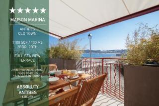 MAISON MARINA - Absoluty Antibes - New-Luxury old Antibes - 1st Row Sea View Terrace - Antibes - 0