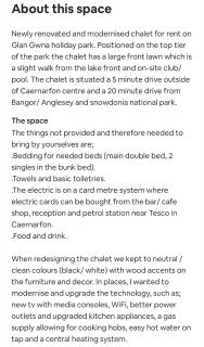 Chalet 130 on Glan Gwna holiday park - 7