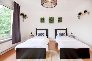 Green Apartment for 4 - Essen, Kitchen, WIFI, Netflix - Essen - 3