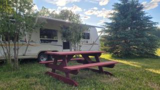 RV with Rocky Mountains View - 1