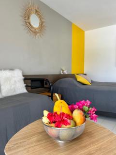 Studio avec vue mer dans la résidence Manganao - Saint-François - 5