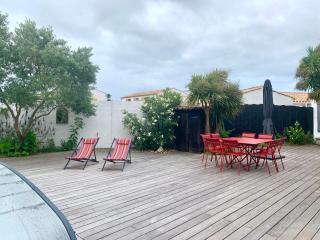 La Passerelle Grande maison avec Piscine chauffée - Rivedoux-Plage - 7
