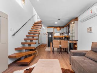 600 metros, Rua Coberta Centro - Loft Gramado 309 - 3