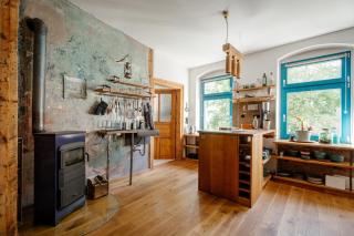 The Upholstery Tinyhouse Deluxe Eco Chalet Kreativ Citynah - Chemnitz - 6