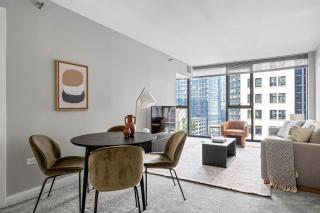 Loop 1BR w gym pool lounge 1 block from L CHI-695 - Chicago - 5