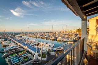 MARBELLA BANUS SUITES - Puerto Banús Marina Seafront Apartment - Premium 2BR - 2BA - Outdoor Balcony - Panoramic Marina & Mediterranean Views - Stunning Sunsets - Heart of Puerto Banús - Direct Beach Access - Steps from El Corte Ing Luxury Shopping - 3