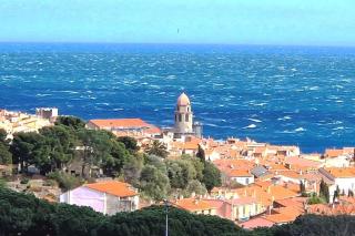 T2 au calme-vue mer et baie de Collioure-Garage - Collioure - 0