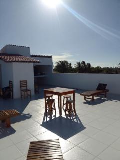 Apartamento Lua 3 - Quarto e Sala com Varanda e cozinha americana na praia do preá-Ce - Prea - 9