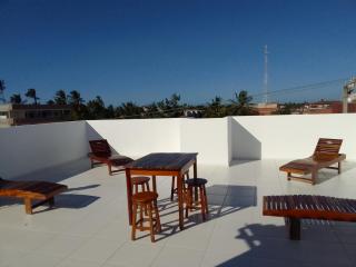 Apartamento Lua 3 - Quarto e Sala com Varanda e cozinha americana na praia do preá-Ce - Prea - 7