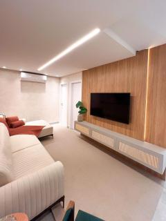 Solar do Atlântico 101 - Excelente apartamento 2 suítes em condomínio à beira mar - Piscina - Solário - (Consultar serviços de roupa de cama e banho) - Bombinhas - 4