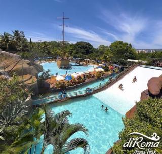 Spazzio diRoma com entrada ao Acquapark Gratuito, Apartamento 840 vista para a Piscina - Caldas Novas - 5