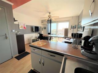 Appartement 2 pièces climatisé avec balcons, proche plage et commerces, Port-la-Nouvelle - FR-1-229C-83 - 7