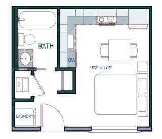 Mountain View Studio in Town - 1