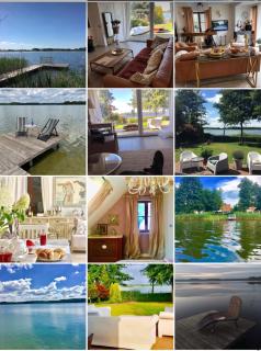 Mazurska Villa Deluxe w Pasymiu z prywatnym pomostem na jezioro Kalwa i łodzią na wyłączność Najwyższe Premium w Osada Zamkowa - Pasym - 0