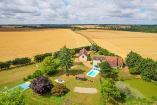 Crazy Villa La Forgé Buffet 41 - Heated pool - Foot - 2h Paris - 30p - La Ville-aux-Clercs - 0