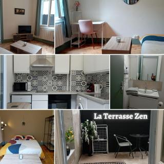 La Terrasse Zen DACHER - Superbe appartement 30 m2 tout équipé avec terrasse cœur Vichy proche gare Thermes Cures - Vichy - 8