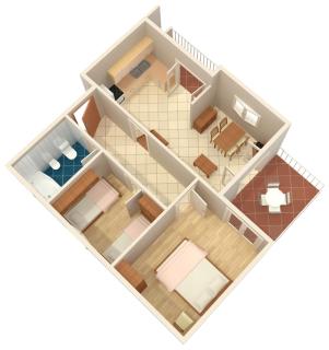 Apartments by the sea Pisak, Omis - 652 - Mimice - 3