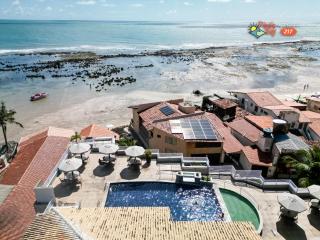 Flat com Vista para o Mar em Pipa RN Piscina e Estacionamento Privativo apto 217 - Pipa - 6