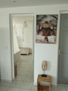 Bas de villa vue mer avec deux chambres - Grand-Bourg - 6
