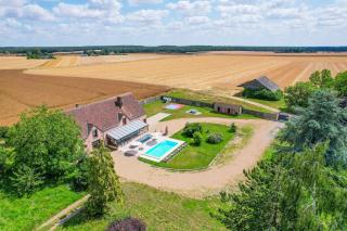Crazy Villa Chalonie 28 - Heated pool - Soccer - Basket - 2h Paris - 30p - Happonvilliers - 5