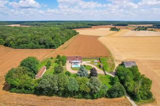 Crazy Villa Chalonie 28 - Heated pool - Soccer - Basket - 2h Paris - 30p - Happonvilliers - 4