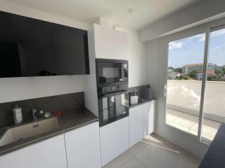 Superbe appart à 10m de la plage, 2 terrasses, 3 chambres, vue océan - FR-1-494-163 - Royan - 4