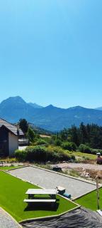 Chambre vue lac av piscine - Prunières - 1
