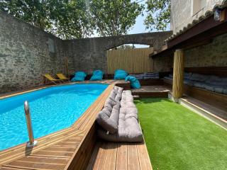 T2 bord du canal du midi piscine - Homps - 0