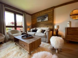 Arcs 1950 Appartement Luxe type chalet 5 à 7 personnes Vue imprenable sur le Montblanc skis aux pieds - Arc 1950 - 7